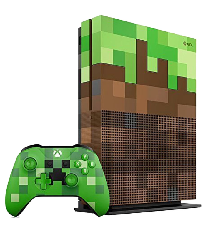 کنسول بازی مایکروسافت مدل Xbox One S Minecraft limited Edition